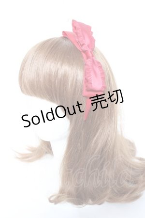 画像: m petit by misako / カチューシャ  中赤 Y-26-01-31-041-LO-AC-SZ-ZT618-F001