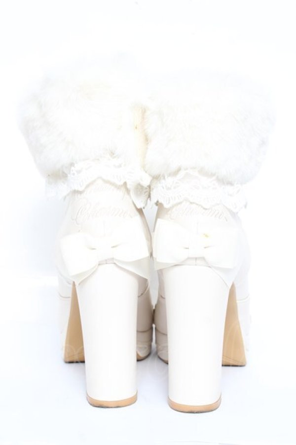 画像3: LIZ LISA / Many Wayファーショートブーツ 2 ホワイト Y-26-01-31-042-LO-SH-SZ-ZY (3)