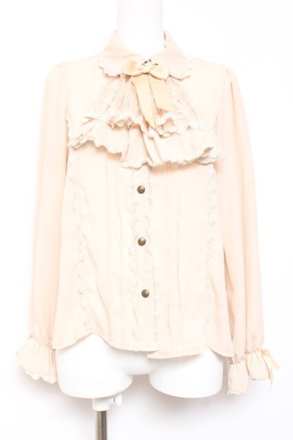 画像1: axes femme kawaii / 3wayジャボ付きブラウス M 生成り Y-26-01-31-050-AX-BL-SZ-ZY (1)