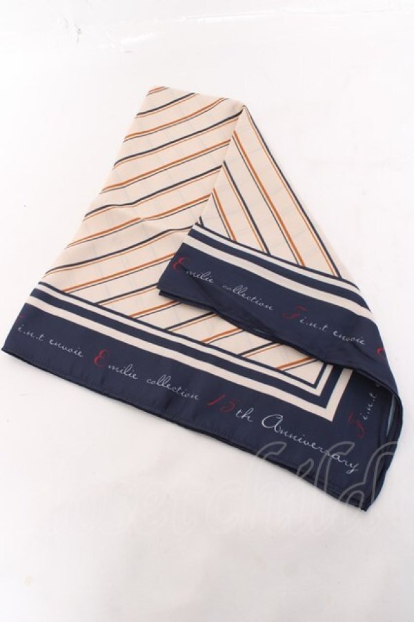 画像1: Fi.n.t / 15th Anniversaryスカーフ  ベージュ Y-26-01-31-008-CA-ZA-SZ-ZY (1)