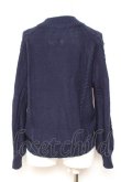 画像3: axes femme / 花刺繍ボトルネックニットプルオーバー M 紺 Y-26-01-31-060-AX-TO-SZ-ZY (3)