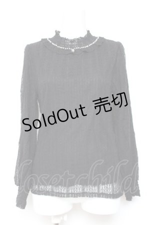 画像: axes femme / プチスタンド総レースPO M 黒 Y-26-01-31-061-AX-TO-SZ-ZY