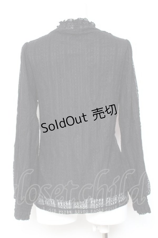 画像2: axes femme / プチスタンド総レースPO M 黒 Y-26-01-31-061-AX-TO-SZ-ZY (2)