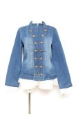 画像1: axes femme NOSTALGIE / ナポレオンデニムジャケット F ウォッシュ Y-26-01-31-068-AX-JA-SZ-ZY (1)