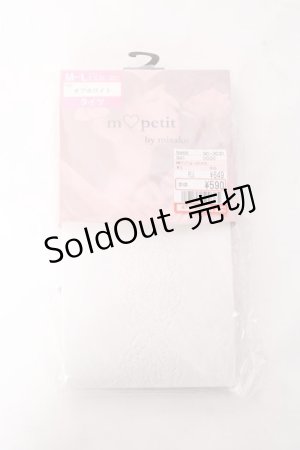 画像: m petit by misako / AMブブンレースアミタイツ M-L 中白 Y-26-01-31-012-LO-ZA-SZ-ZT0204M