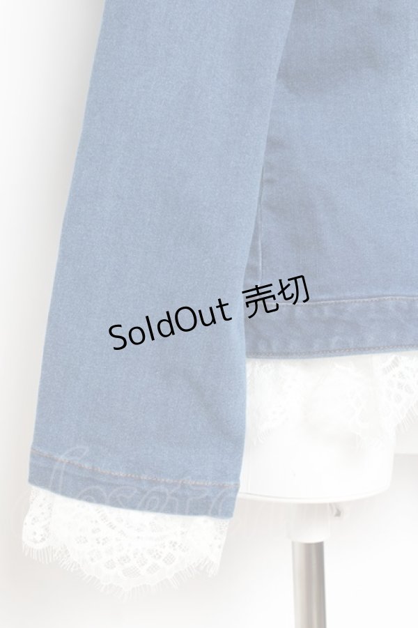 画像4: axes femme NOSTALGIE / ナポレオンデニムジャケット F ウォッシュ Y-26-01-31-068-AX-JA-SZ-ZI (4)