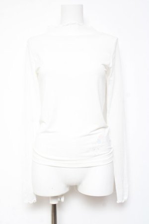 画像: m petit by misako / サンリオ 長袖シアートップス M 白 Y-26-01-31-070-LO-TO-SZ-ZY