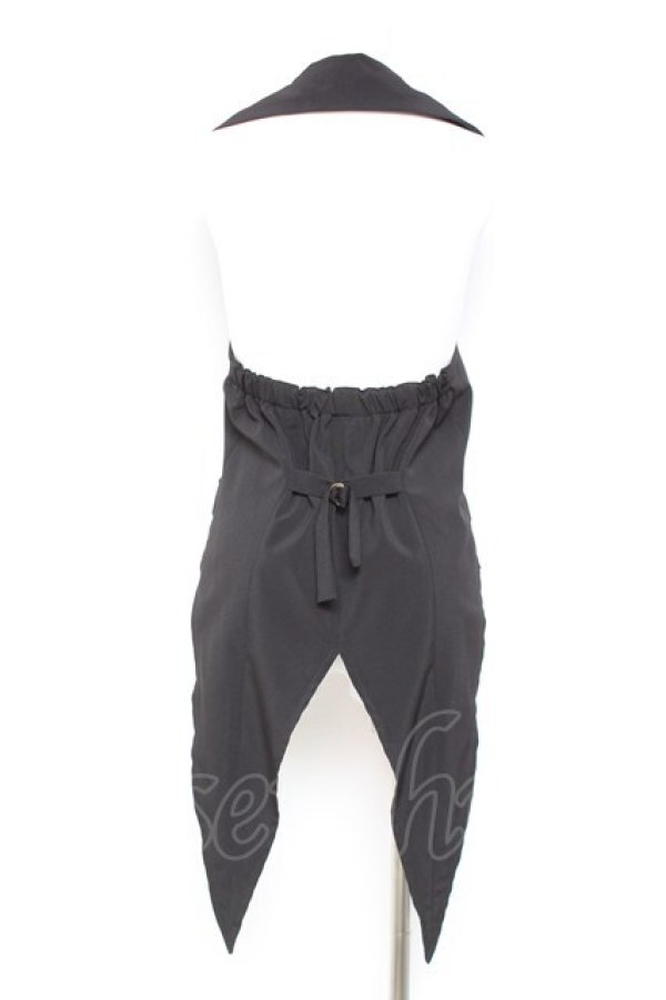 画像3: carina e Arle quin / ホルター燕尾ベスト  黒 Y-26-01-31-074-LO-TO-SZ-ZY (3)