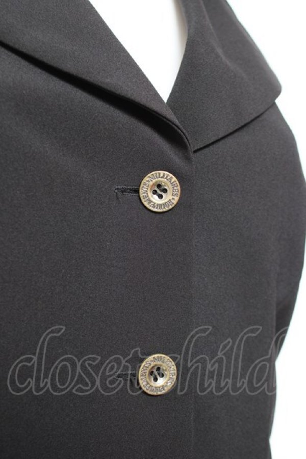 画像4: carina e Arle quin / ホルター燕尾ベスト  黒 Y-26-01-31-074-LO-TO-SZ-ZY (4)