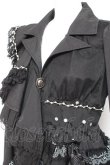 画像5: hEVEN / スカルデザインフリル変形ジャケット  黒 Y-26-01-31-075-HN-JA-SZ-ZY (5)