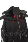画像5: Gamchu / Gamchu × Faputa motif Zip-up hoodie F ブラック×レッド Y-26-01-31-077-PU-TO-SZ-ZY (5)