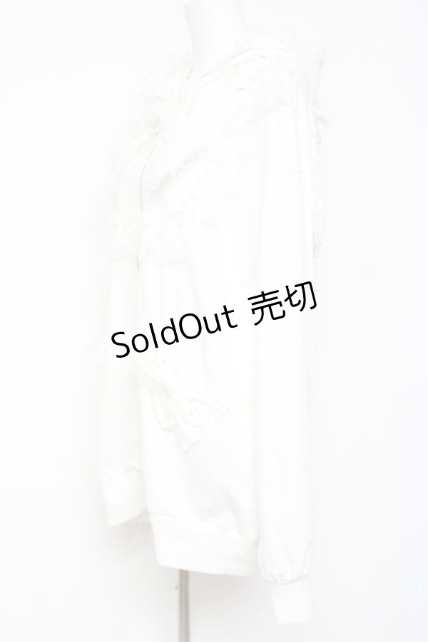 画像2: Ank Rouge / うさちゃんパーカー M 白 Y-26-01-31-085-CA-TO-SZ-ZI (2)