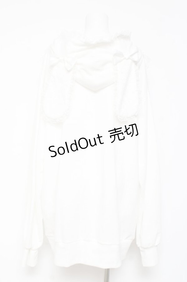 画像3: Ank Rouge / うさちゃんパーカー M 白 Y-26-01-31-085-CA-TO-SZ-ZI (3)