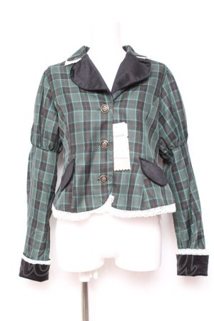 画像: Eri Aino's collaboration / TT*AINCHKベロアジャケット M 中緑 Y-26-01-31-088-LO-JA-SZ-ZY