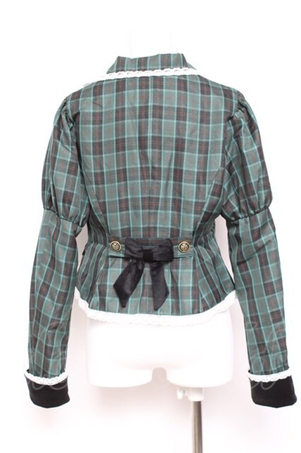 画像2: Eri Aino's collaboration / TT*AINCHKベロアジャケット M 中緑 Y-26-01-31-088-LO-JA-SZ-ZY (2)