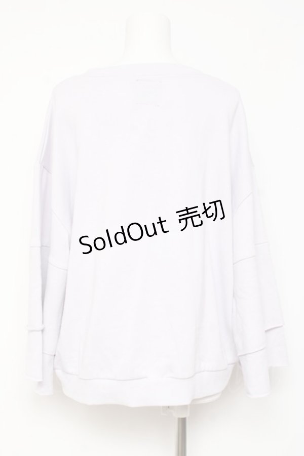 画像2: LISTEN FLAVOR / ネコノキモチ ベルスリーブプルオーバー F ラベンダー Y-26-01-31-090-PU-TO-SZ-ZY (2)