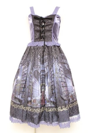 画像: axes femme kawaii / リブラリーアビスチェ風ワンピース M パープル Y-26-01-31-100-AX-BL-SZ-ZY