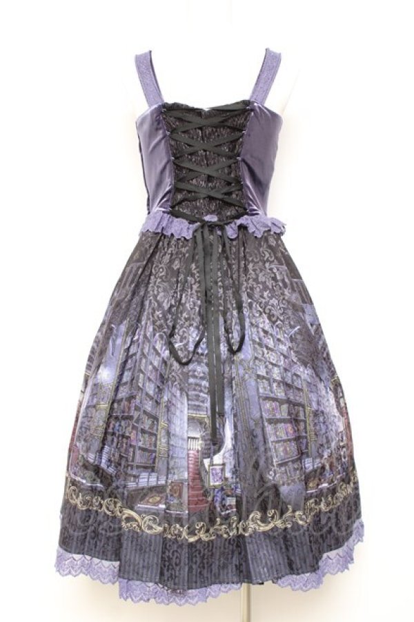 画像3: axes femme kawaii / リブラリーアビスチェ風ワンピース M パープル Y-26-01-31-100-AX-BL-SZ-ZY (3)