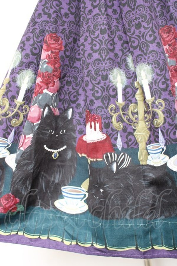 画像5: axes femme kawaii / 猫会ジャンスカ M パープル Y-26-01-31-101-AX-OP-SZ-ZY (5)