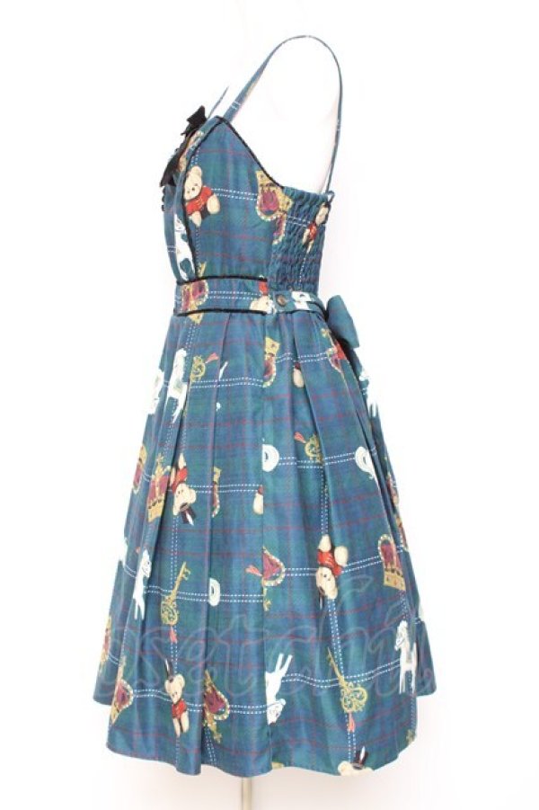 画像2: axes femme kawaii / ロンドントイズジャンスカ M グリーン Y-26-01-31-102-AX-OP-SZ-ZY (2)