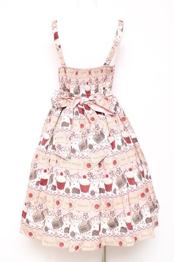 画像3: axes femme kawaii / お菓子柄ジャンパースカート M ピンク Y-26-01-31-103-AX-OP-SZ-ZY (3)