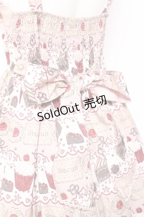 画像4: axes femme kawaii / お菓子柄ジャンパースカート M ピンク Y-26-01-31-103-AX-OP-SZ-ZY (4)