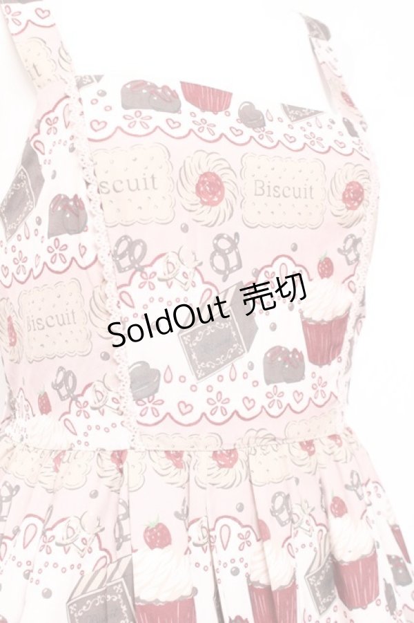 画像5: axes femme kawaii / お菓子柄ジャンパースカート M ピンク Y-26-01-31-103-AX-OP-SZ-ZY (5)