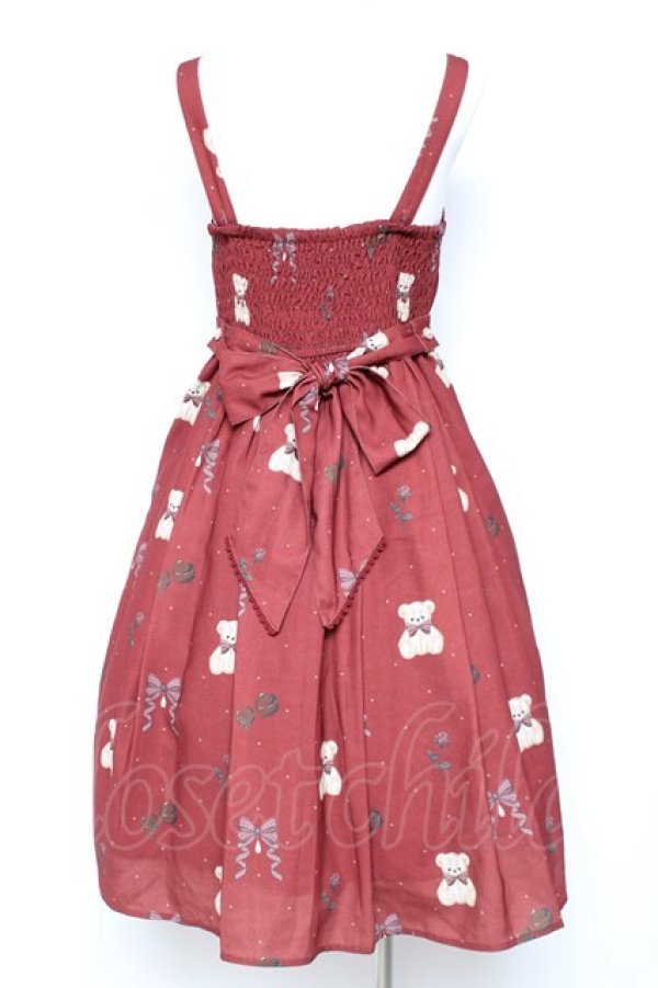 画像3: axes femme kawaii / プレゼントベアージャンスカ M ワイン Y-26-01-31-105-AX-OP-SZ-ZY (3)