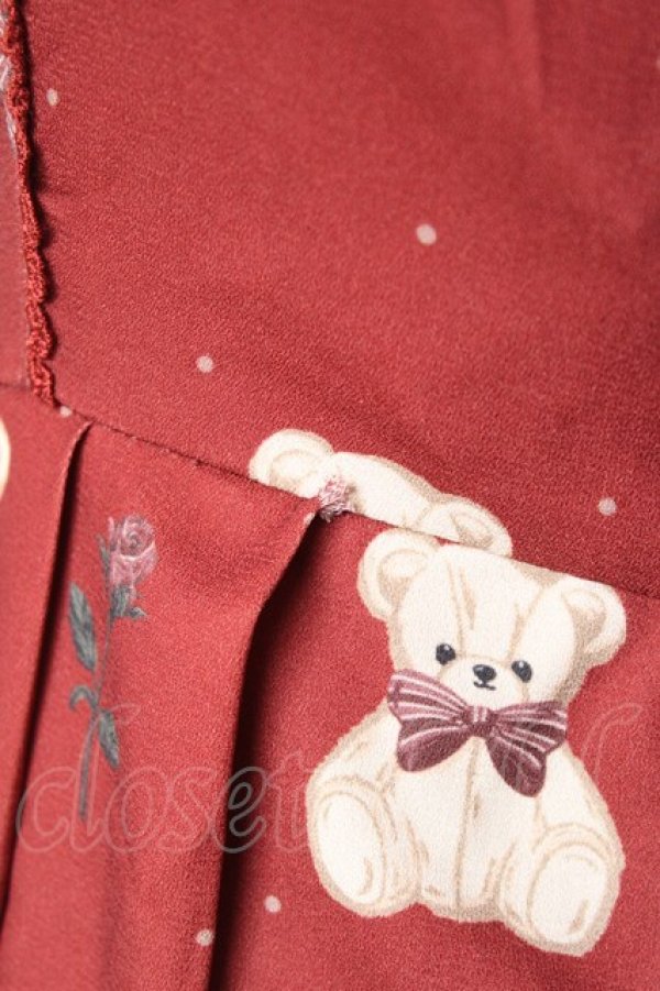 画像6: axes femme kawaii / プレゼントベアージャンスカ M ワイン Y-26-01-31-105-AX-OP-SZ-ZY (6)