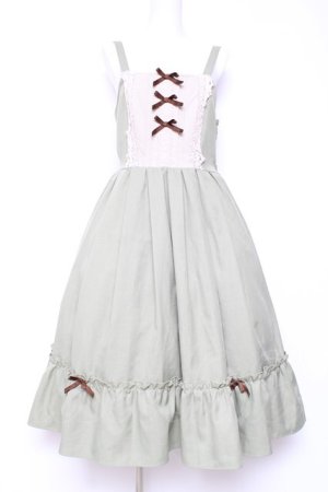 画像: axes femme kawaii / クラシカルドールジャンスカ M グリーン Y-26-01-31-106-AX-OP-SZ-ZY