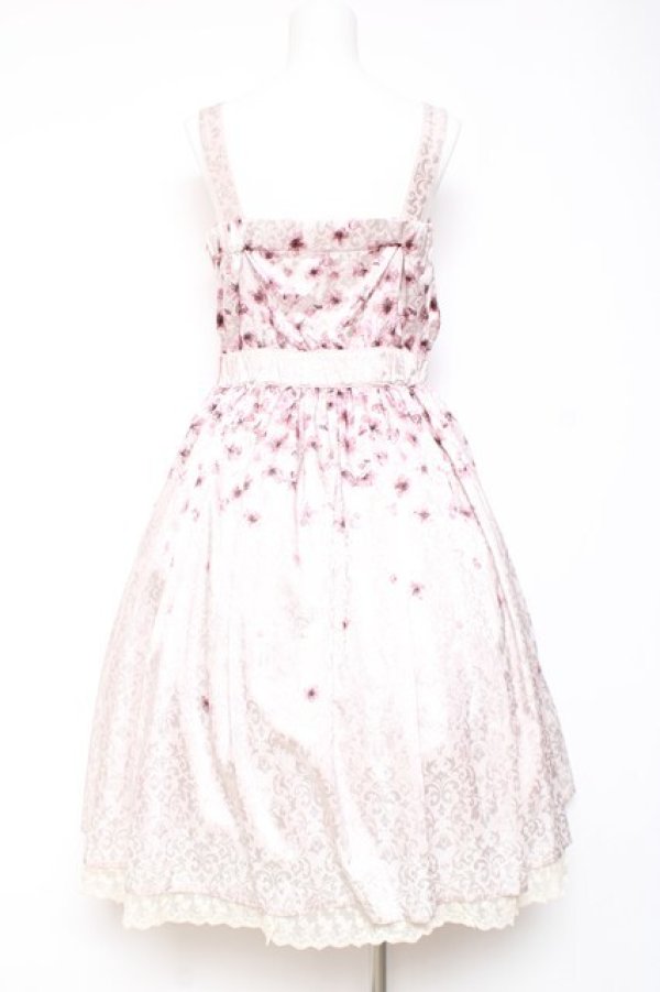 画像3: axes femme kawaii / 桜柄ジャンパースカート M ピンク Y-26-01-31-107-AX-OP-SZ-ZY (3)