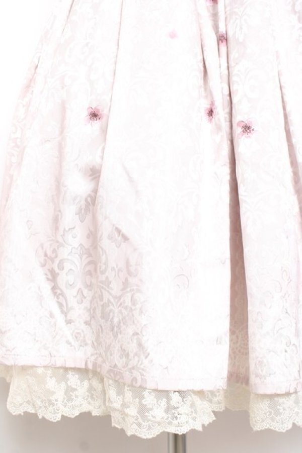 画像5: axes femme kawaii / 桜柄ジャンパースカート M ピンク Y-26-01-31-107-AX-OP-SZ-ZY (5)