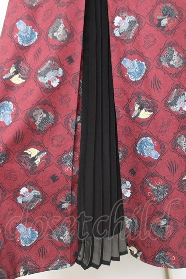 画像5: axes femme POETIQUE / ディズニー ヴィランズ/ワンピース M ワイン Y-26-01-31-111-AX-OP-SZ-ZY (5)