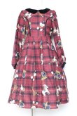 画像1: axes femme kawaii / ロンドントイズワンピース M ワイン Y-26-01-31-118-AX-OP-SZ-ZY (1)