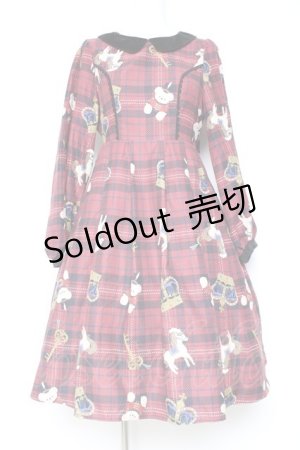 画像: axes femme kawaii / ロンドントイズワンピース M ワイン Y-26-01-31-118-AX-OP-SZ-ZT0214D