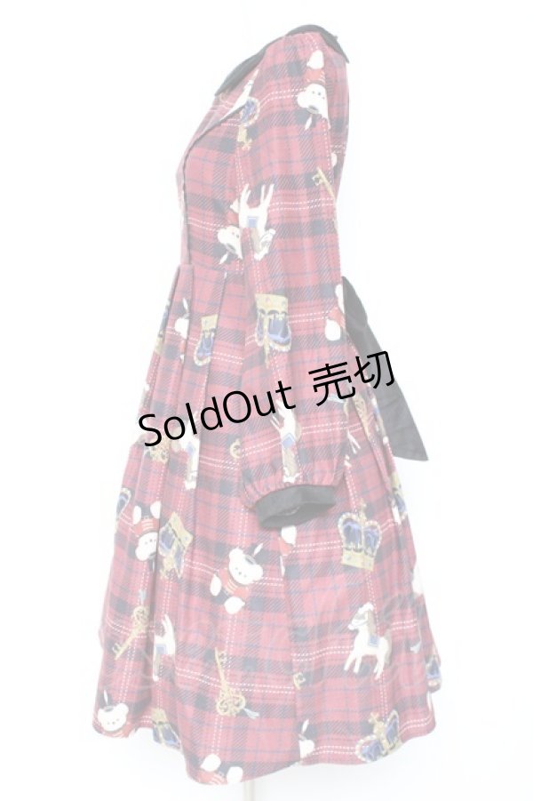 画像2: axes femme kawaii / ロンドントイズワンピース M ワイン Y-26-01-31-118-AX-OP-SZ-ZT0214D (2)