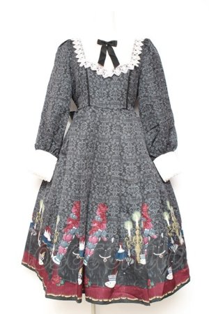 画像: axes femme kawaii / 猫会ワンピース M 黒 Y-26-01-31-119-AX-OP-SZ-ZY