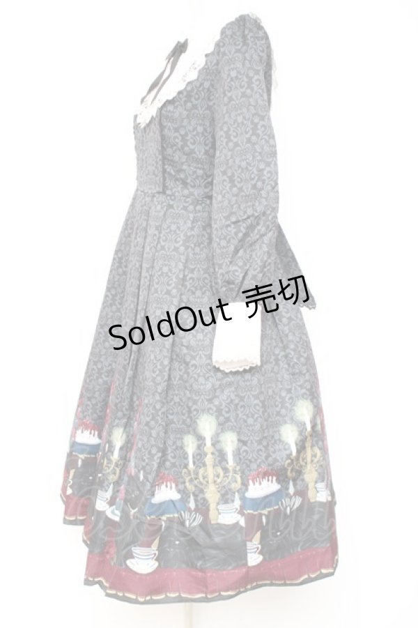 画像2: axes femme kawaii / 猫会ワンピース M 黒 Y-26-01-31-119-AX-OP-SZ-ZY (2)