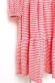 画像5: Candy Stripper / HOLIDAY GINGHAM CHECK TIERED ワンピース 2 レッド Y-26-01-31-127-PU-OP-SZ-ZY (5)