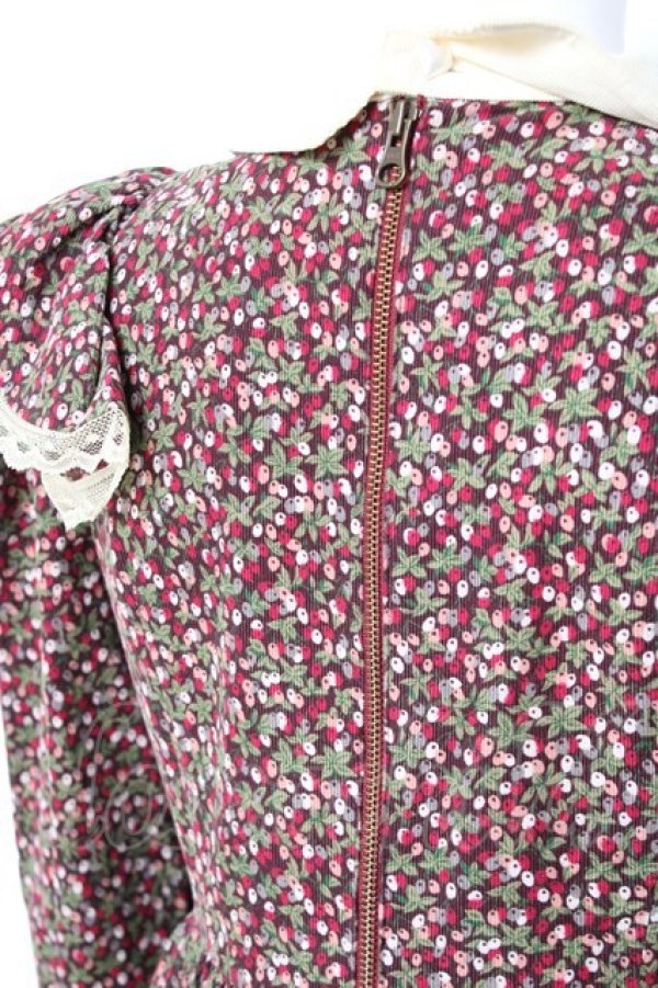 画像4: MILK / Lovely mini ドレス  ベリーフラワー Y-26-01-31-128-ML-OP-SZ-ZY (4)