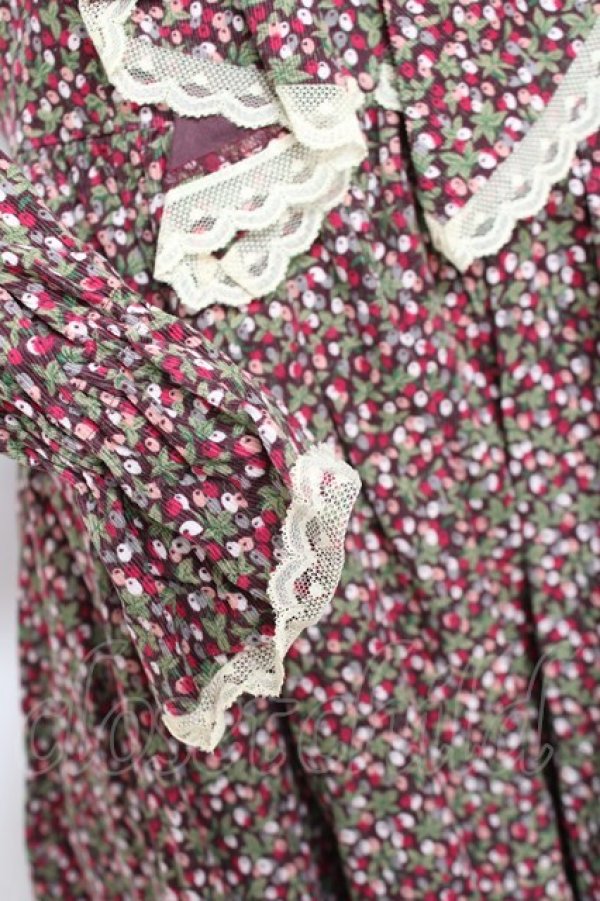 画像6: MILK / Lovely mini ドレス  ベリーフラワー Y-26-01-31-128-ML-OP-SZ-ZY (6)