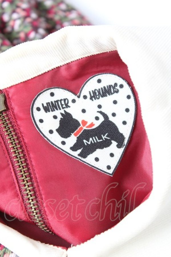 画像7: MILK / Lovely mini ドレス  ベリーフラワー Y-26-01-31-128-ML-OP-SZ-ZY (7)