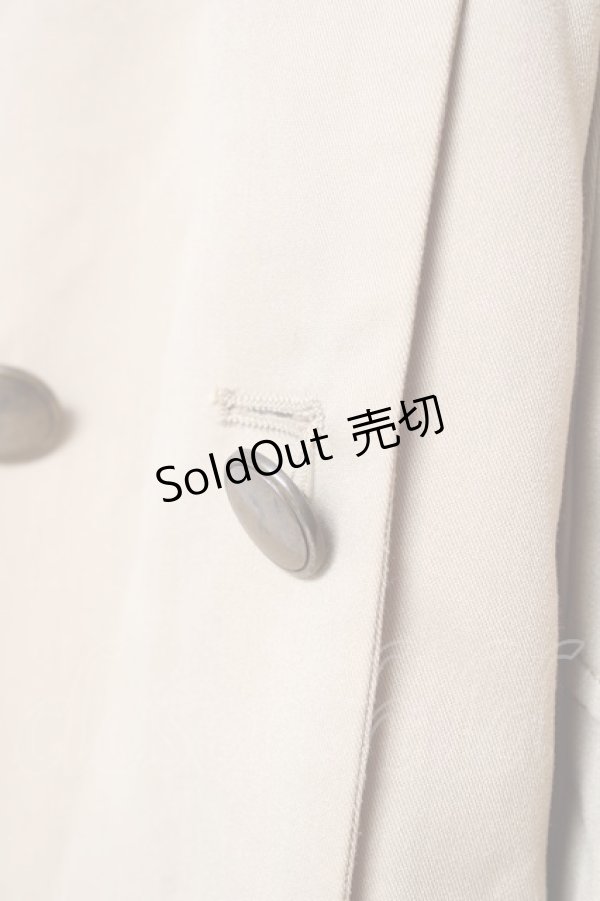 画像4: F i.n.t / ケープ付きフレアーワンピースコート F ベージュ Y-26-01-31-129-CA-CO-SZ-ZI (4)