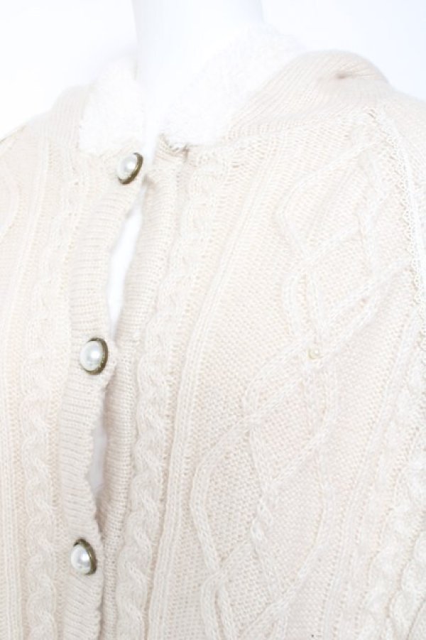 画像3: axes femme / 裏ボアニットポンチョ M 生成り Y-26-01-31-133-AX-TO-SZ-ZY (3)