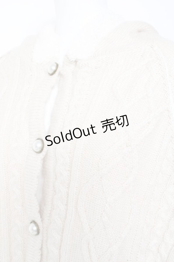 画像3: axes femme / 裏ボアニットポンチョ M 生成り Y-26-01-31-133-AX-TO-SZ-ZT0203F (3)