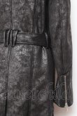 画像4: BUFFALO BOBS / MICHELANGIOLO ドレープネック コート 1-2 ブラック Y-26-01-31-136-PU-CO-SZ-ZY (4)