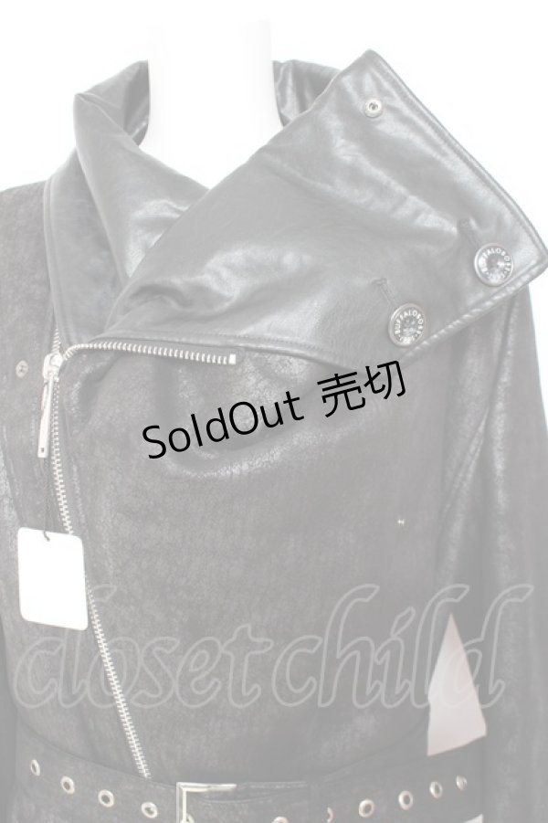 画像6: BUFFALO BOBS / MICHELANGIOLO ドレープネック コート 1-2 ブラック Y-26-01-31-136-PU-CO-SZ-ZY (6)