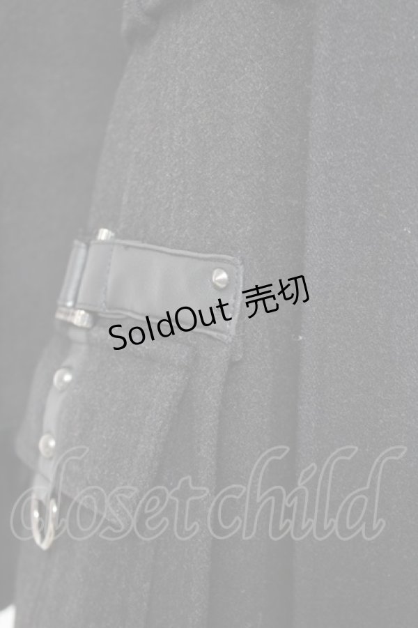 画像6: SEX POT ReVeNGe / ファーフードベルトデザインコート M 黒 Y-26-01-31-137-SP-CO-SZ-ZY (6)