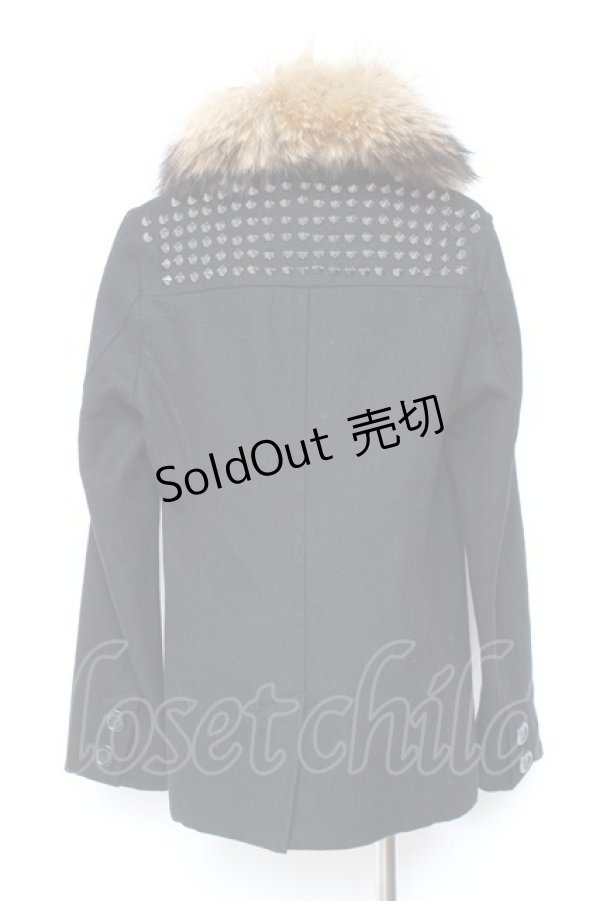 画像3: GLAD NEWS / スタッズPコート F 黒 Y-26-01-31-140-GL-CO-SZ-ZT0203F (3)