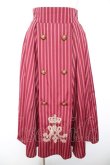 画像1: m petit by misako / NINA'Sストライプスカート  ワイン Y-26-01-31-150-LO-SK-SZ-ZY (1)